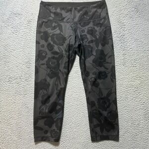lululemon athletica Black Floral Leggings